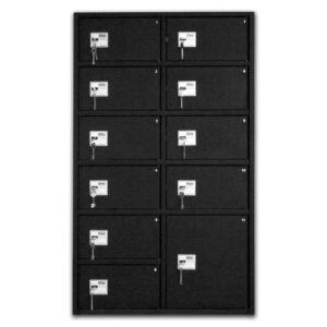 Recepciós széf 11 rekeszes - széfzárral