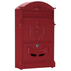 Rottner postaláda Ashford cilinderzárral piros