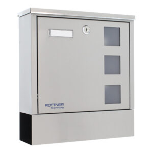 Rottner postaláda Lago cilinderzárral inox