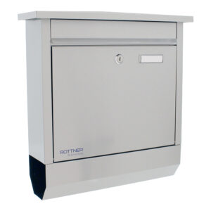 Rottner postaláda Lettero Inox cilinderzárral ezüst