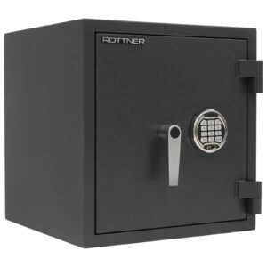 Rottner tűzálló páncélszekrény Mabisz E kategória Atlas Fire 45 elektronikus zárral PS650 antracit